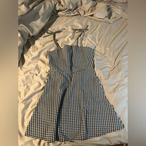 Black and White Gingham Dress